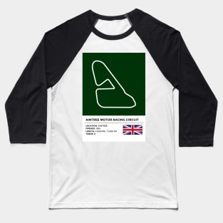 Aintree Motor Racing Circuit [info] Baseball T-Shirt